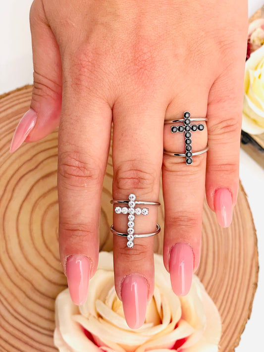 BINARY CROSS RING