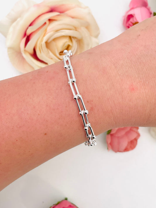 CITY RHODIUM BRACELET