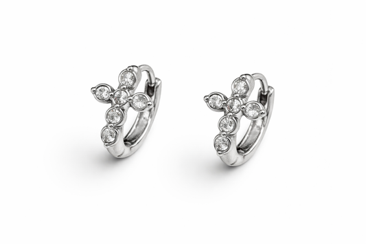 ORECCHINI HOOPS CROCE