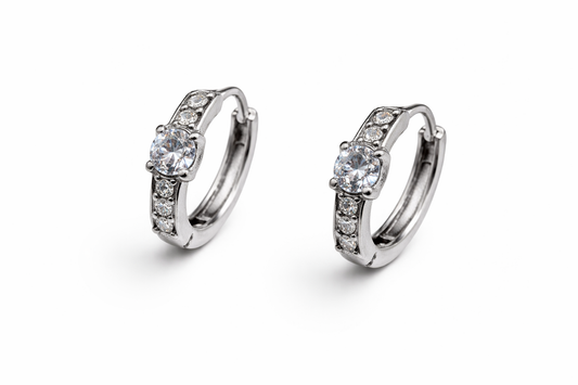 ORECCHINI HOOPS PUNTO LUCE