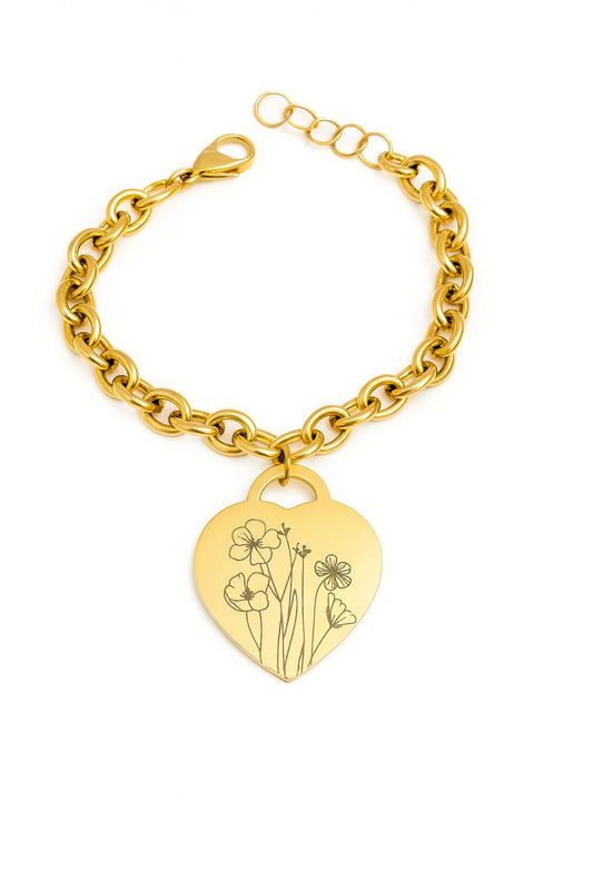 BRACCIALE CUORE LISCIO