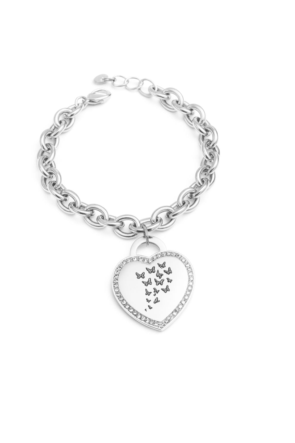BRACCIALE CUORE ZIRCONI