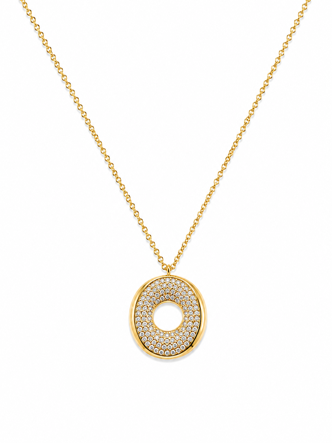 COLLANA OVALE PAVE'
