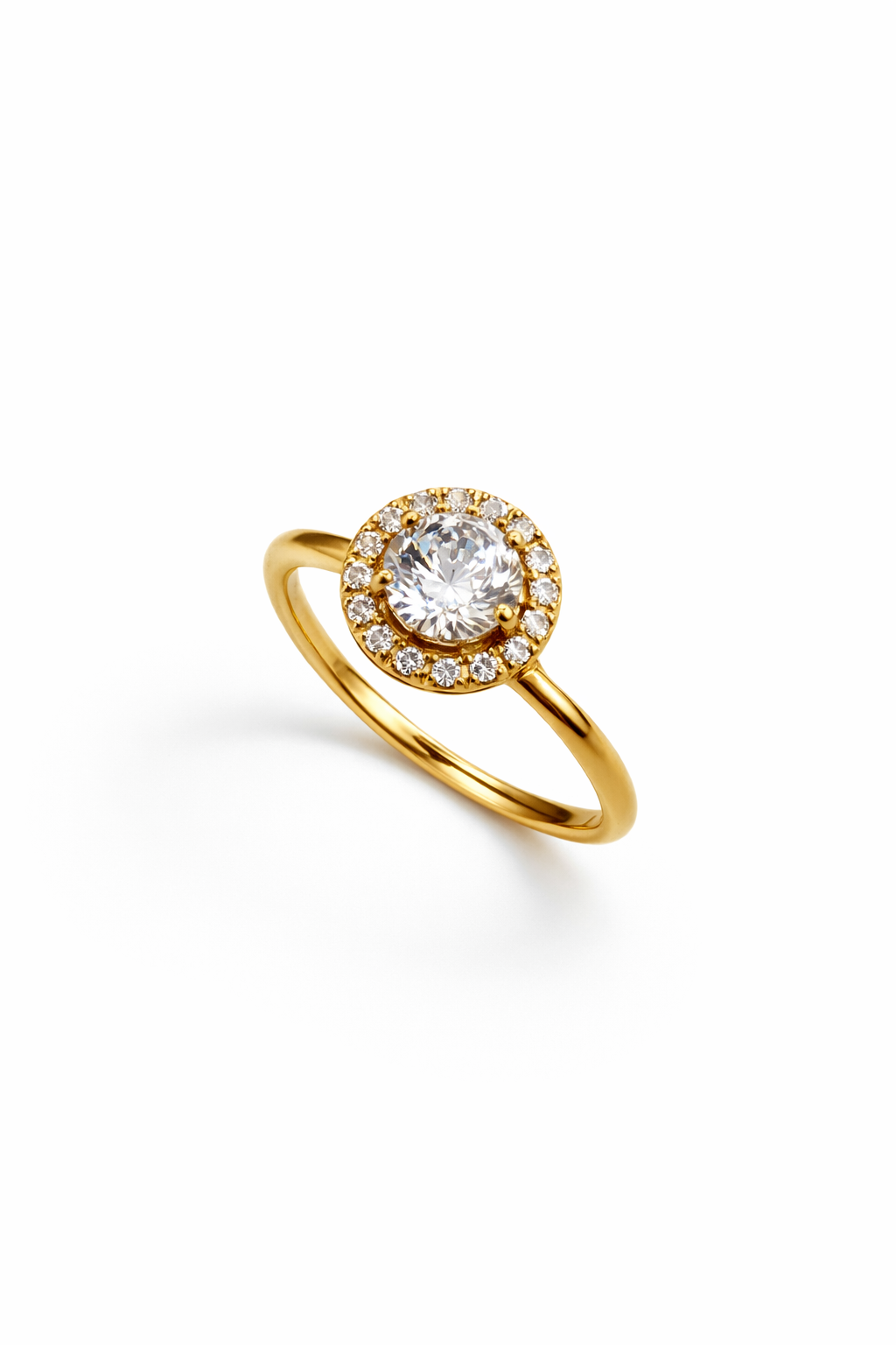 ANELLO SOLITARIO TONDO