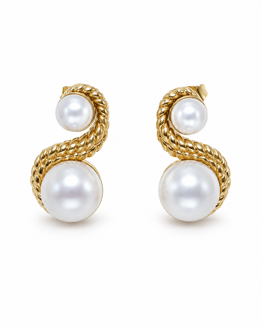 ORECCHINI DOUBLE PEARL