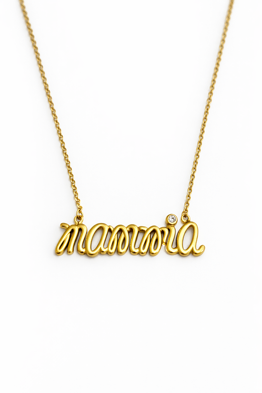 COLLANA MAMMA CORSIVO