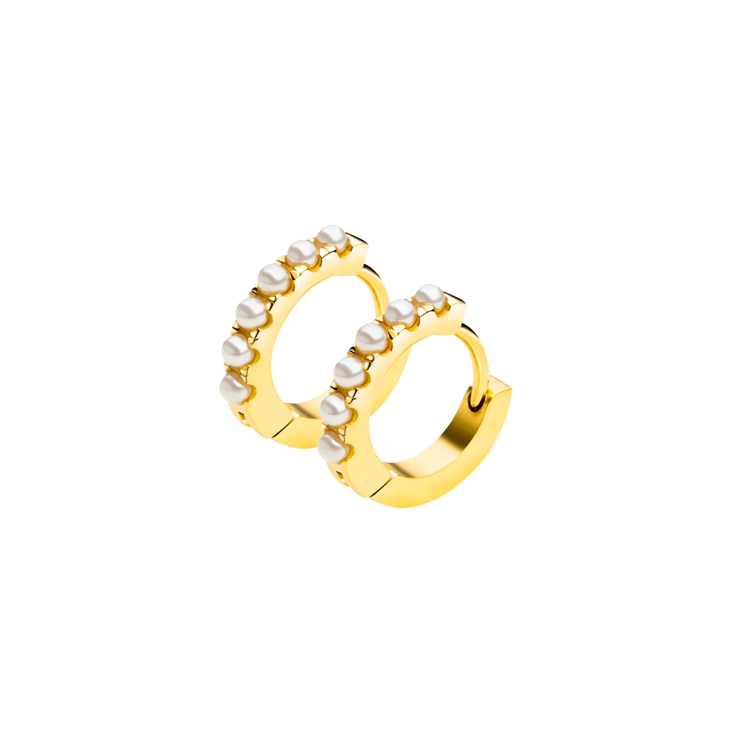 ORECCHINI HOOPS PERLE