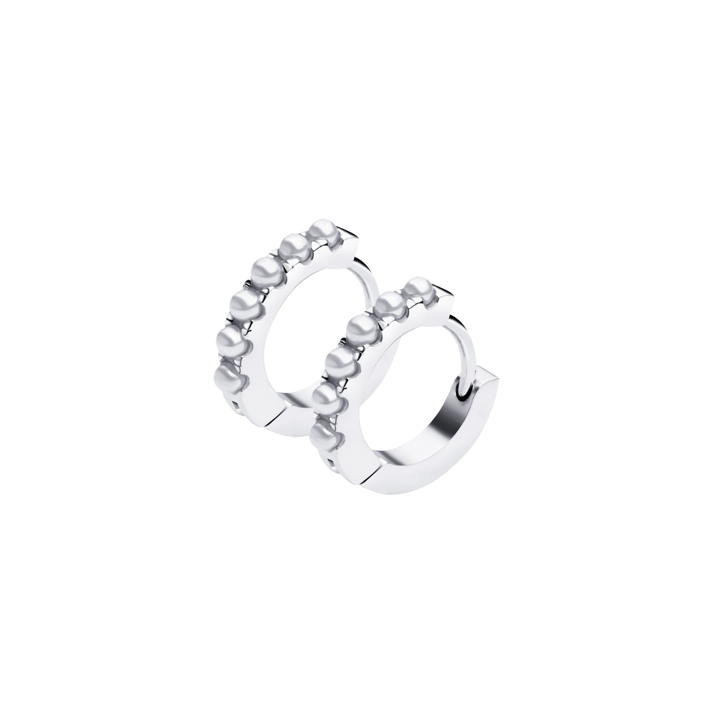 ORECCHINI HOOPS PERLE