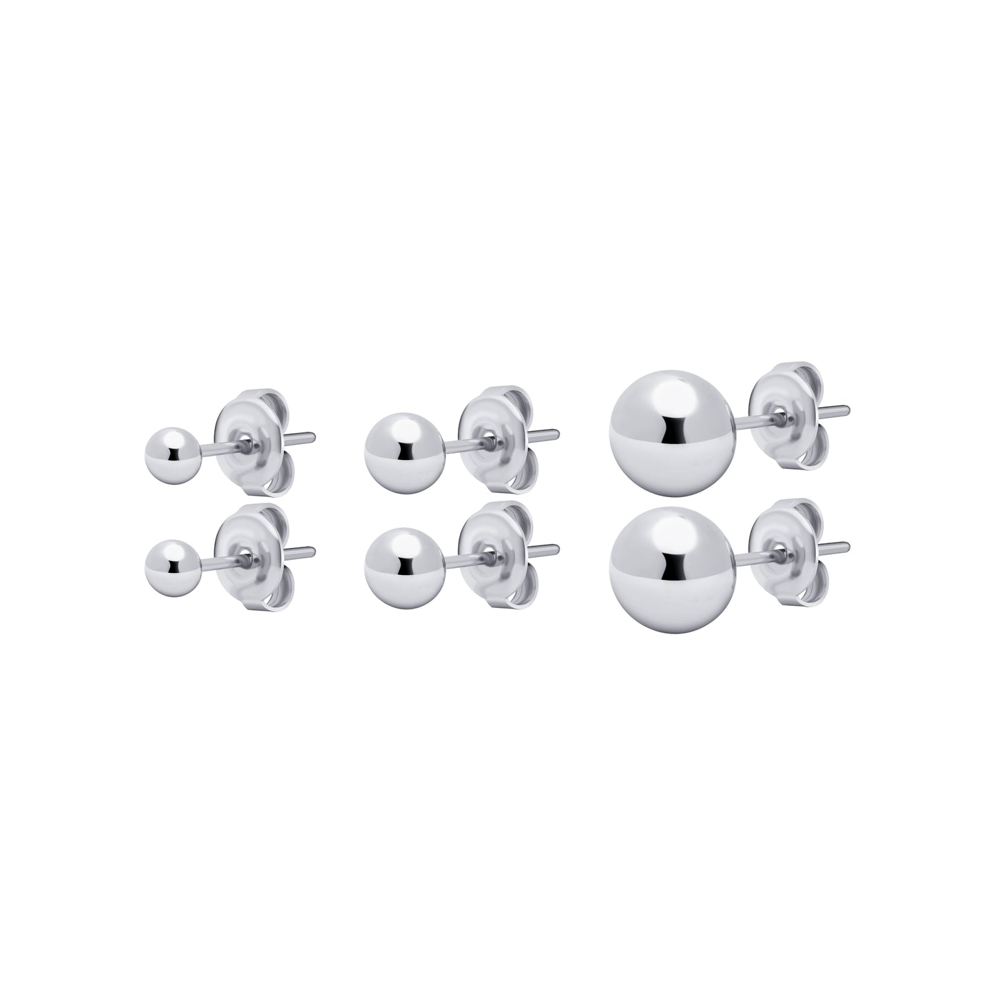 SET ORECCHINI SFERETTE