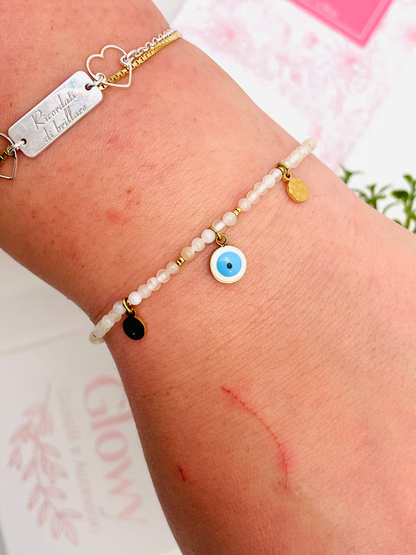 EYE BEADED BRACELET