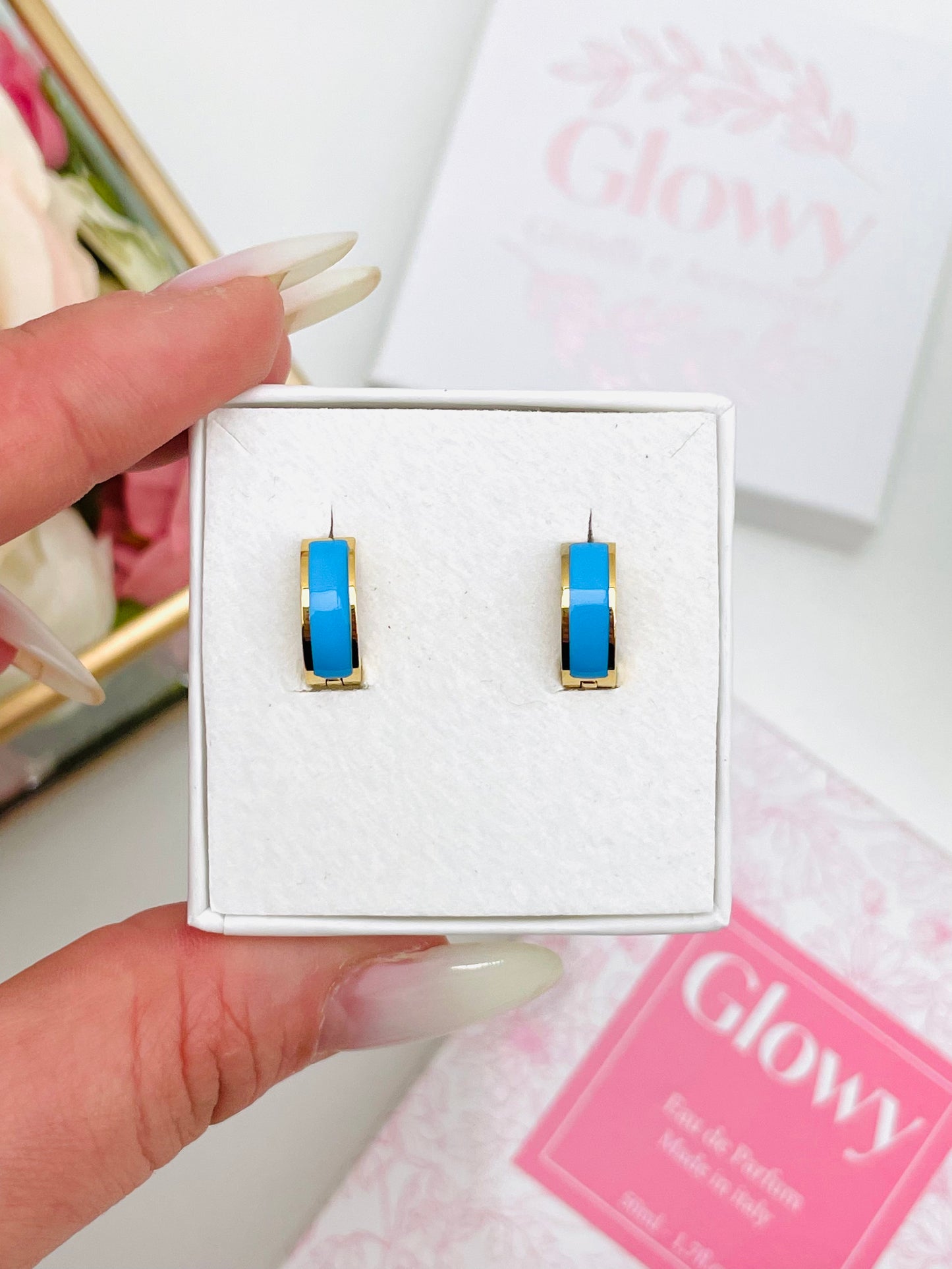 BOLD ENAMEL EARRINGS