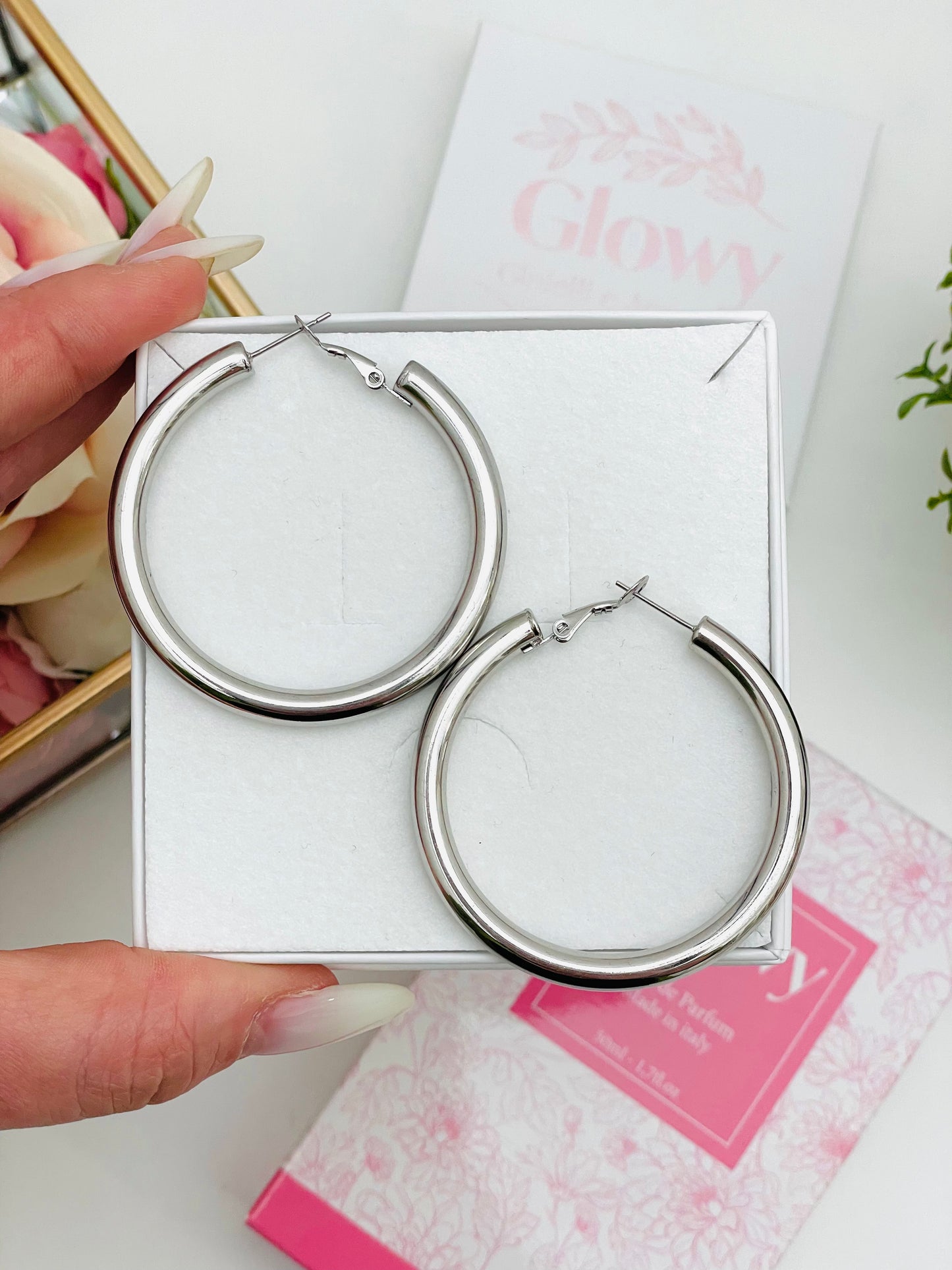 BIG CIRCLE EARRINGS