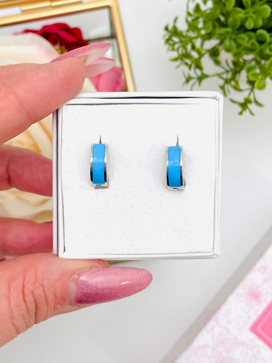 BOLD ENAMEL EARRINGS