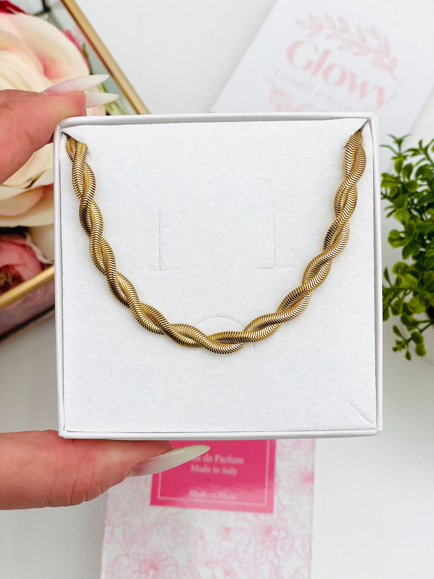 SNAKE BRAID NECKLACE