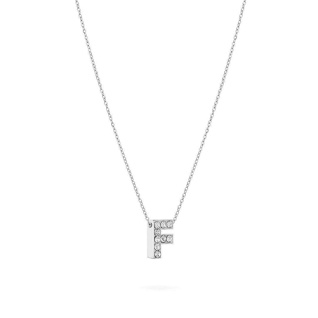 SILVER LETTER NECKLACE