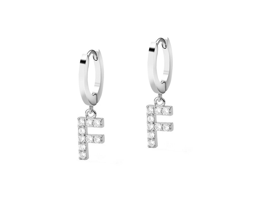 LETTERS SINGLE EARRING