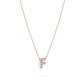 ROSEGOLD LETTER NECKLACE