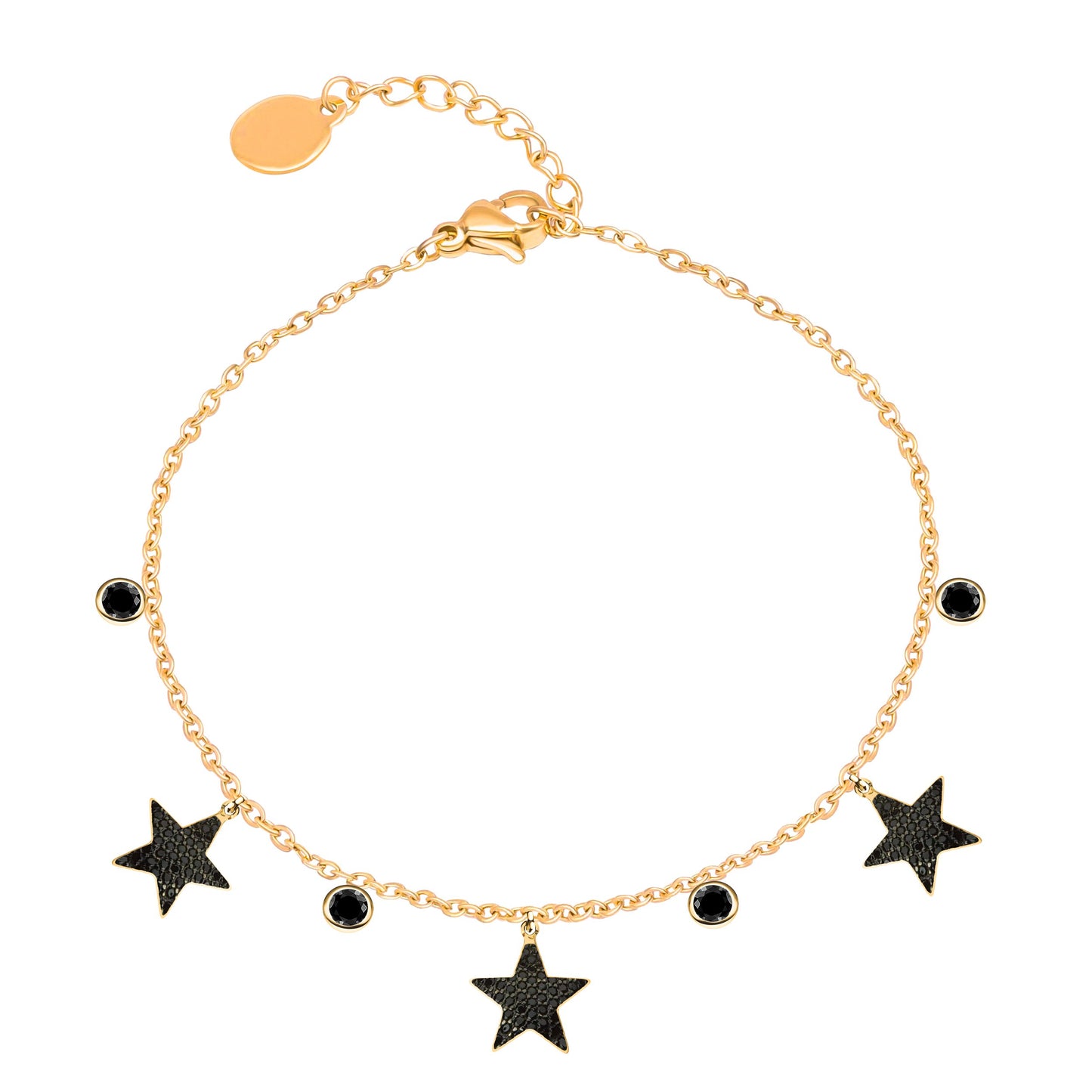 BRACCIALE BLACK STARS