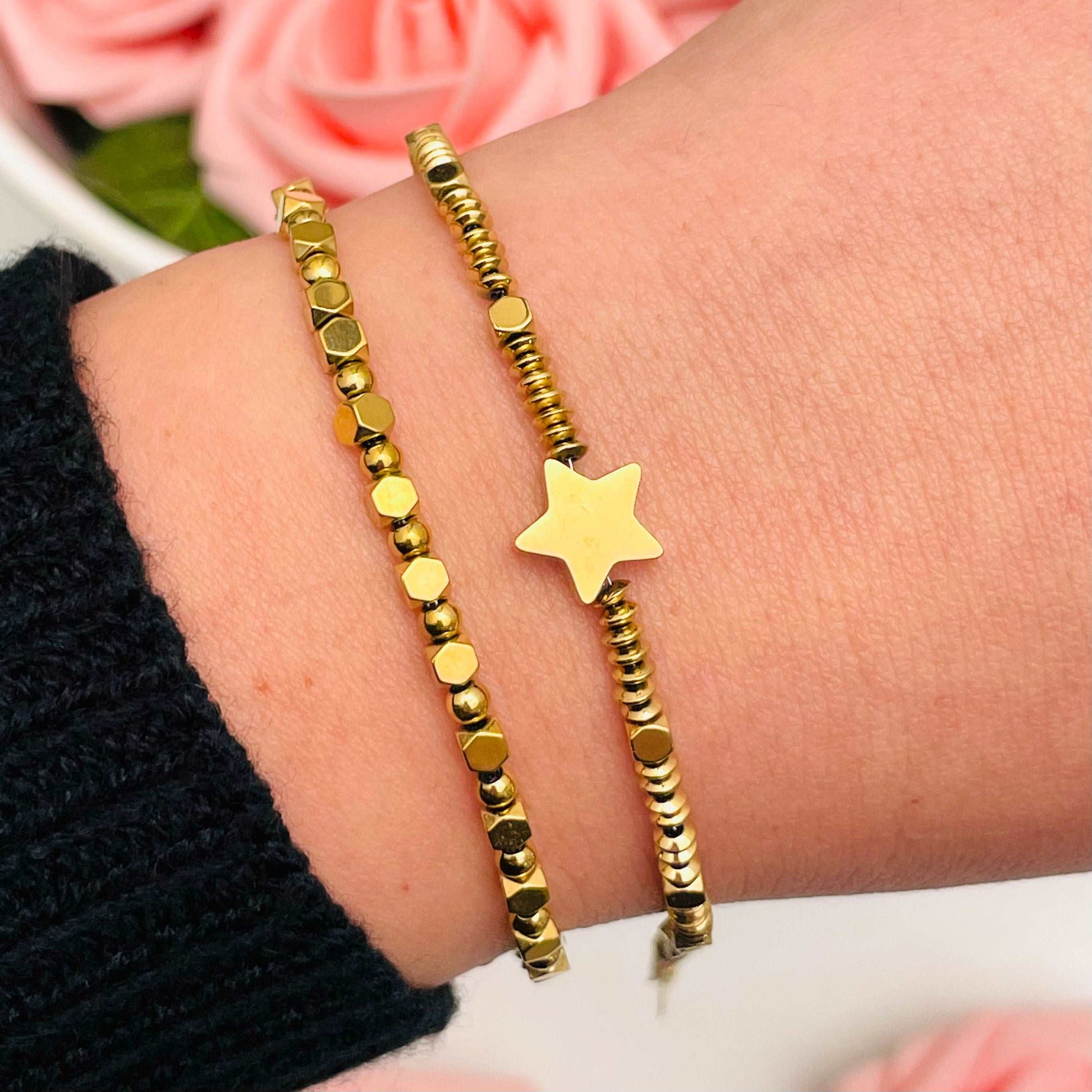 BRACCIALE RONDELLE E STELLA