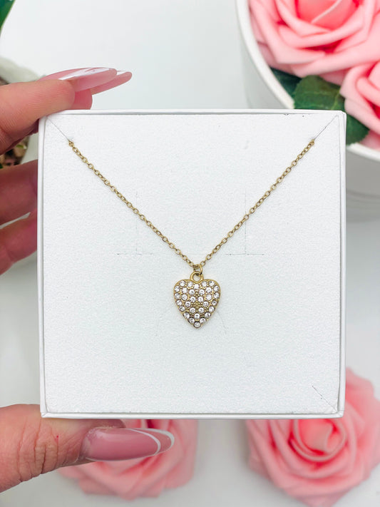 LUX HEART NECKLACE