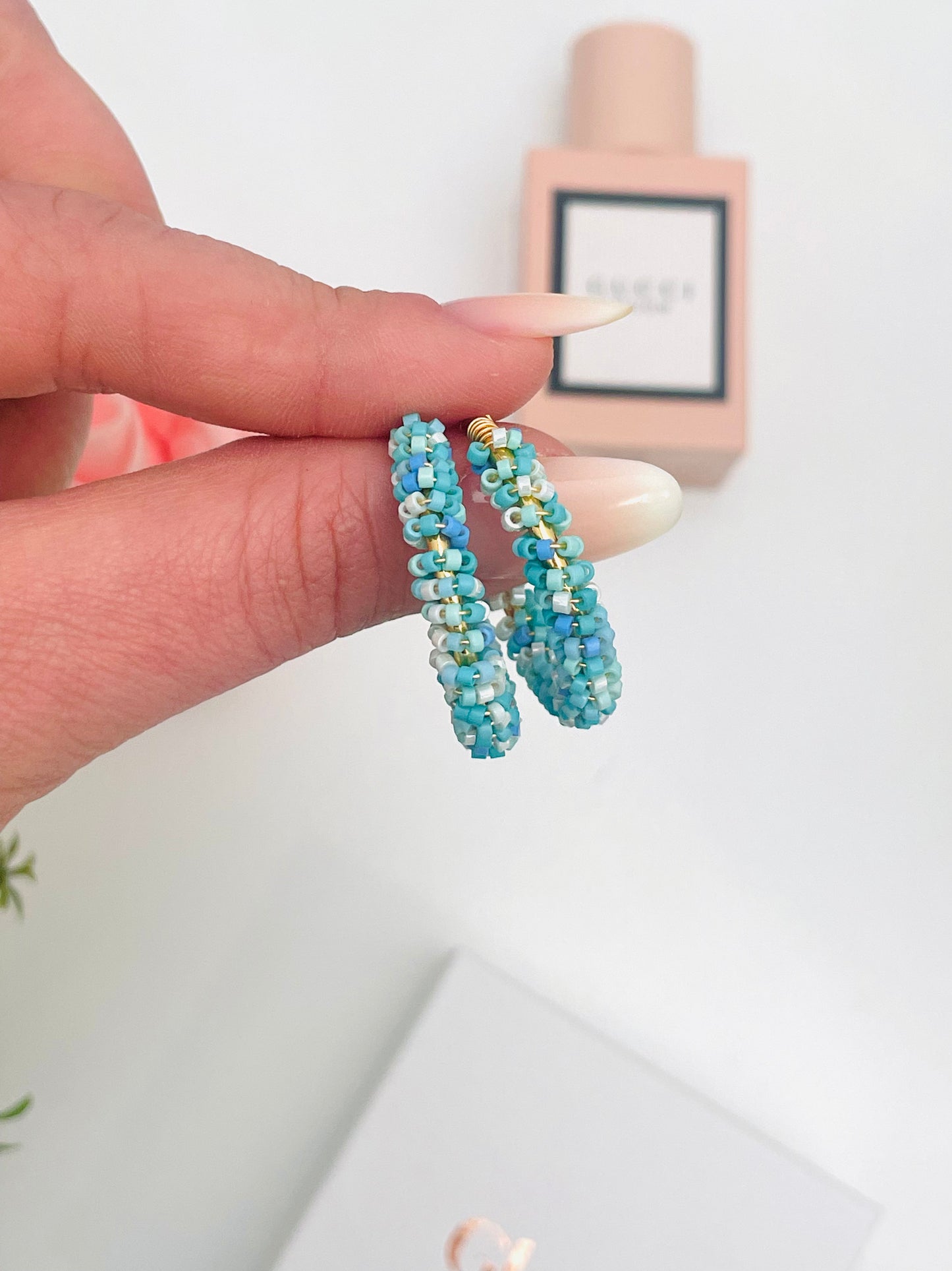 BEADED EARRINGS