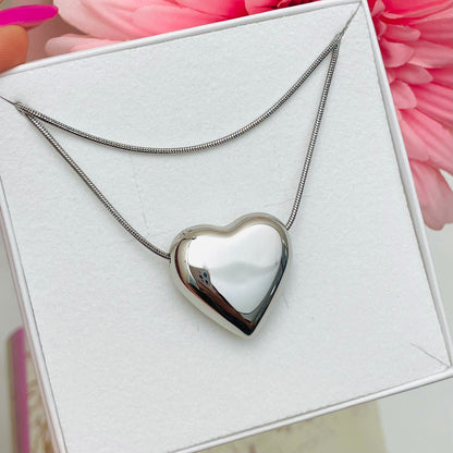 BIG HEART NECKLACE