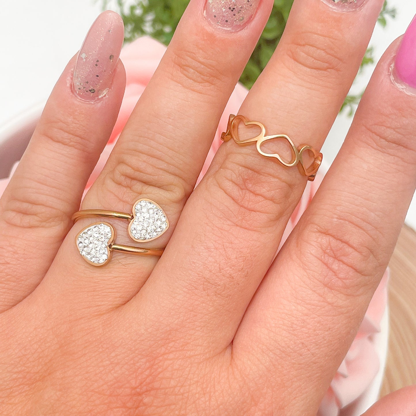 ROME+CUPID RING SET