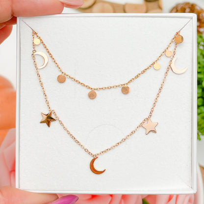 SET COLLANE STELLE LUNE DISCHETTI