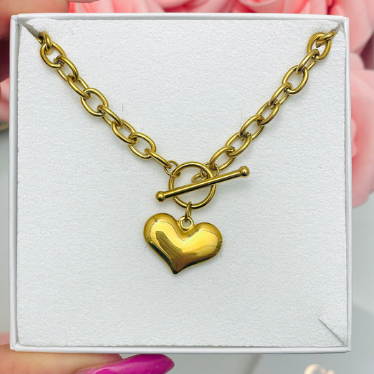 HEART CHAIN ​​NECKLACE