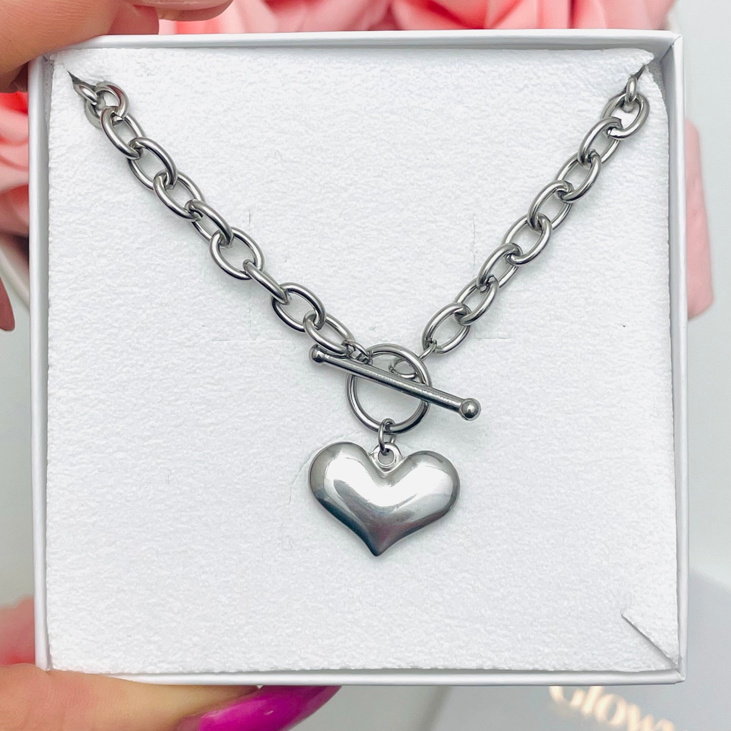 HEART CHAIN ​​NECKLACE