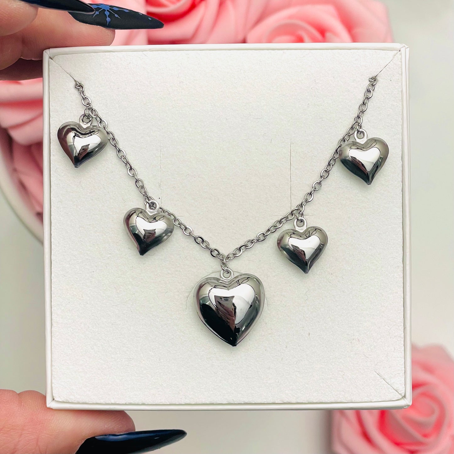 BOMBATINI HEARTS NECKLACE