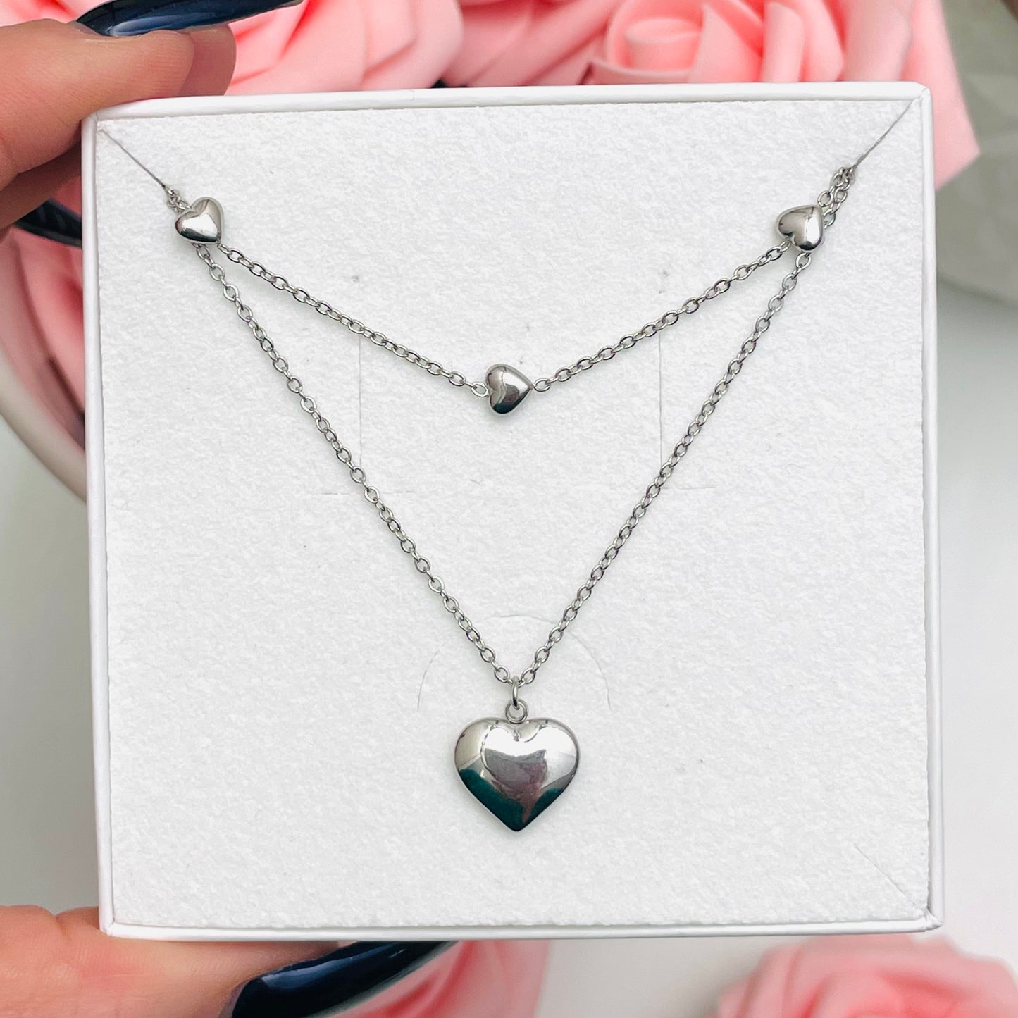 CASCADE OF HEARTS NECKLACE