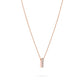 COLLANA LETTERA ROSEGOLD