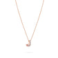 COLLANA LETTERA ROSEGOLD