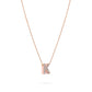 COLLANA LETTERA ROSEGOLD