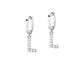 LETTERS SINGLE EARRING