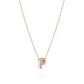 COLLANA LETTERA ROSEGOLD