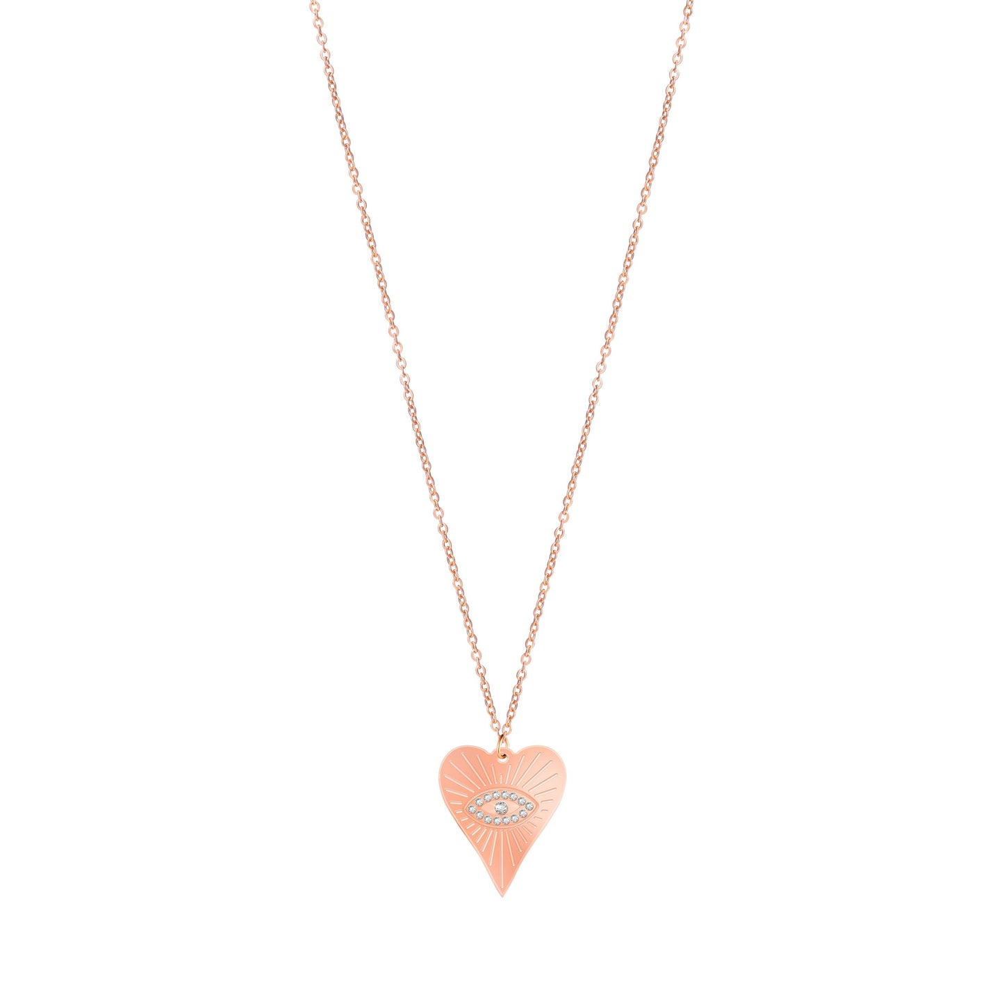 HEART EYE NECKLACE