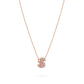 COLLANA LETTERA ROSEGOLD