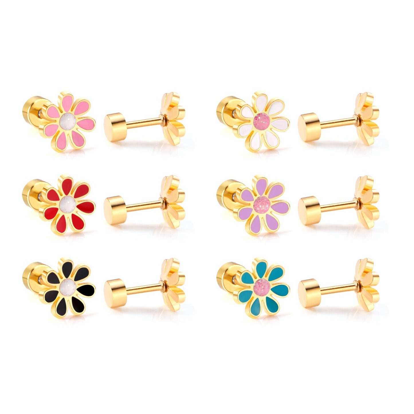 FLOWER GIRL EARRINGS