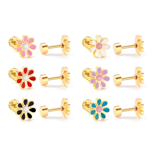 FLOWER GIRL EARRINGS