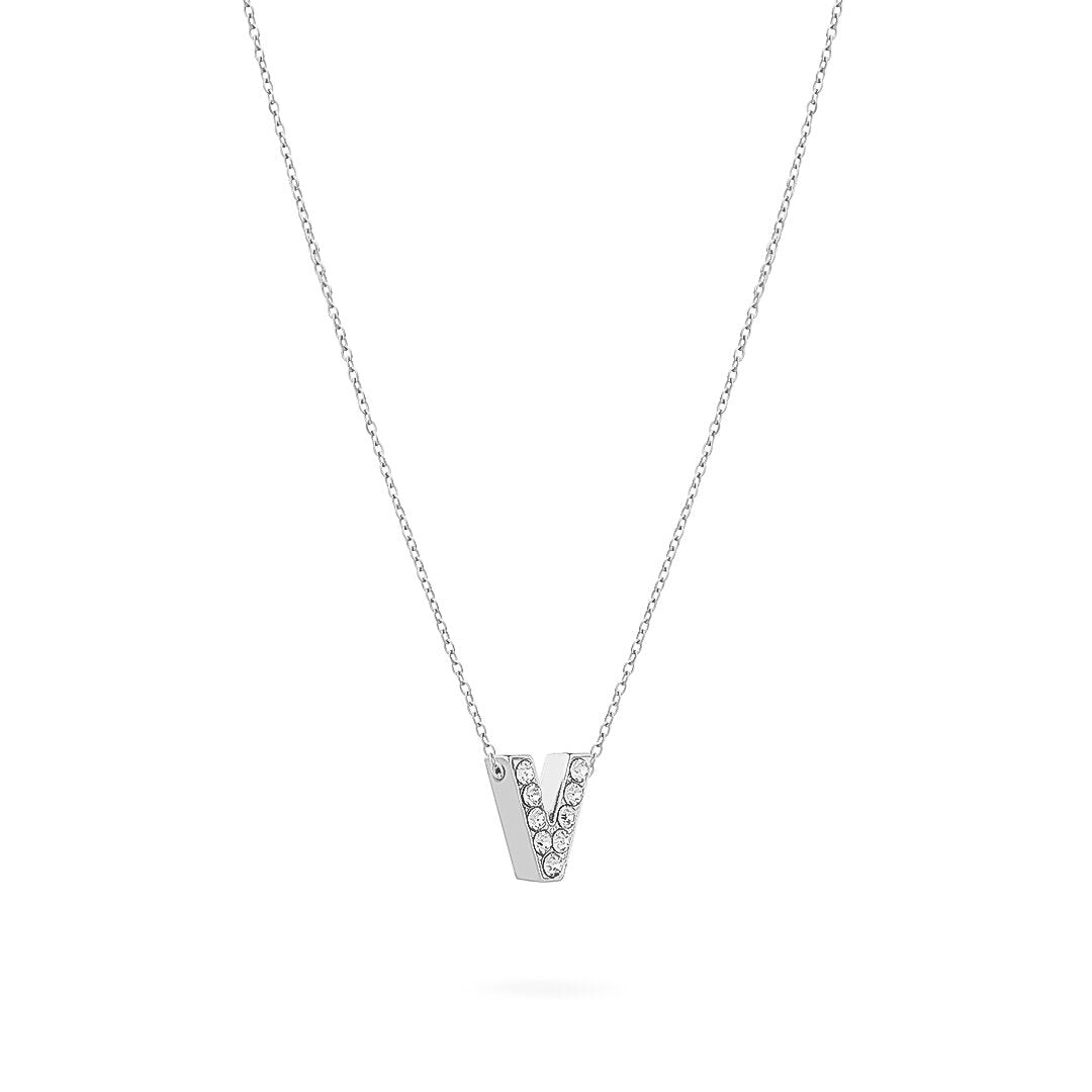 COLLANA LETTERA SILVER