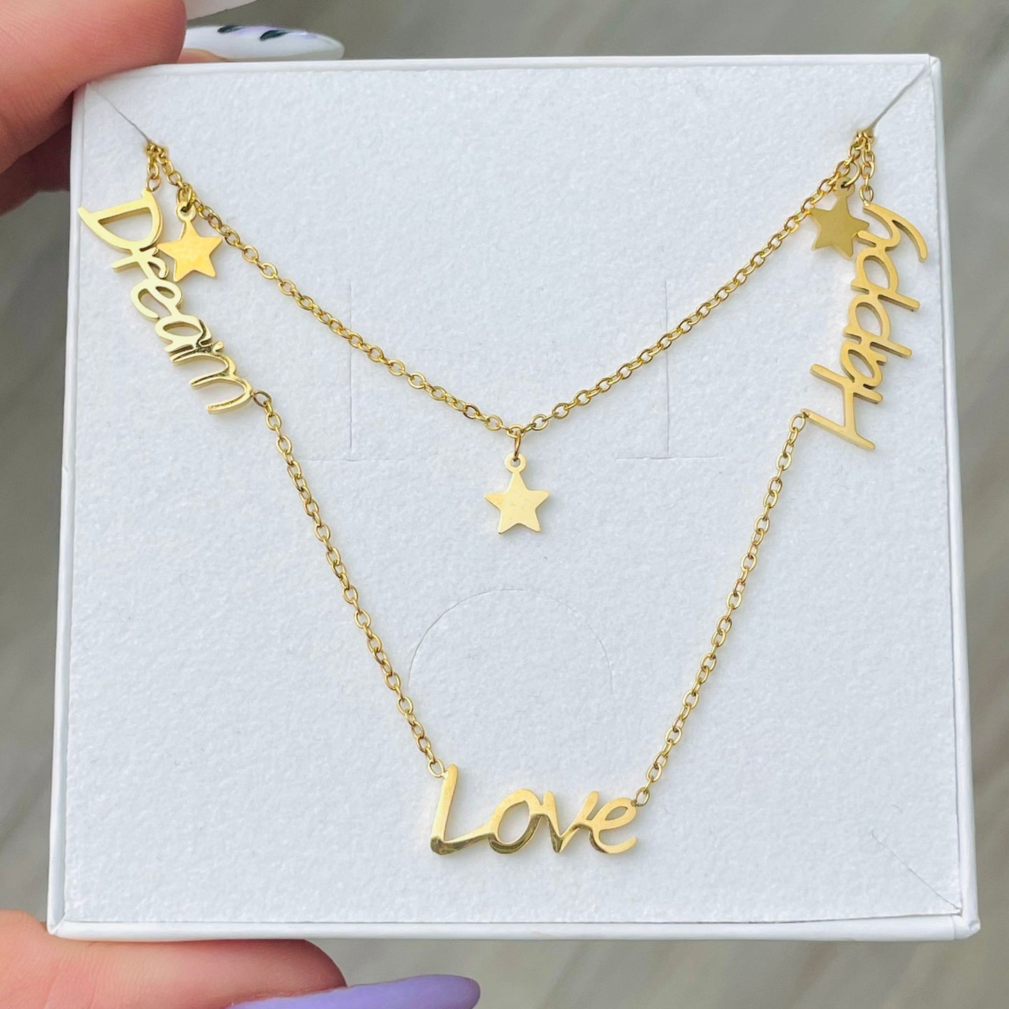 DREAM HAPPY LOVE NECKLACE