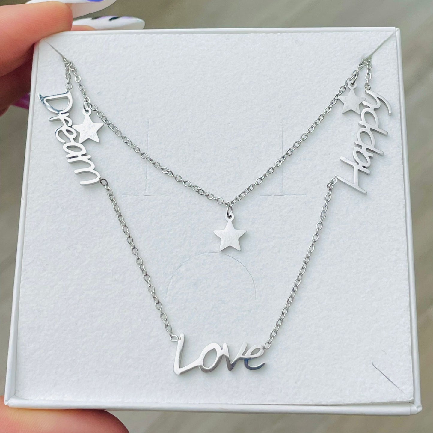 DREAM HAPPY LOVE NECKLACE