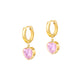 PINK HEART EARRINGS