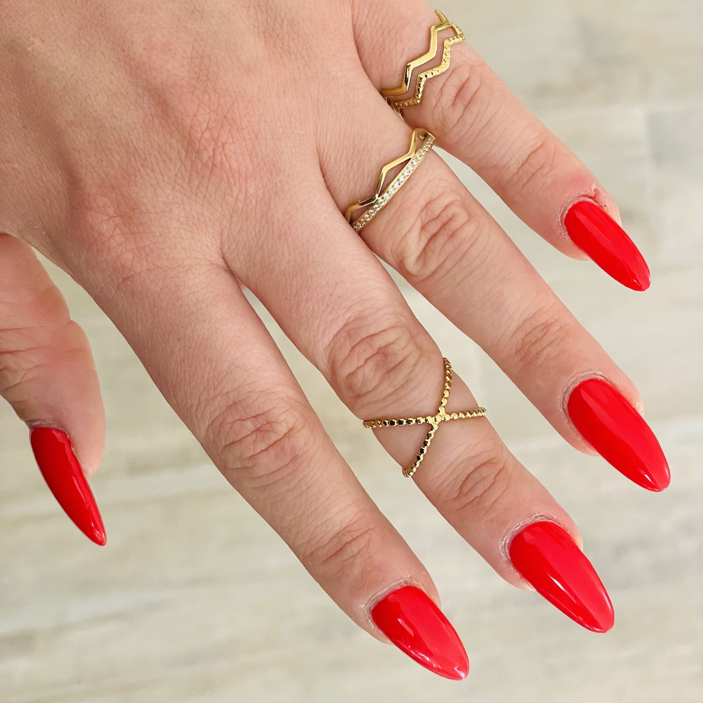 ZIGZAG RING SET