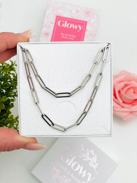 OVAL MESH NECKLACE