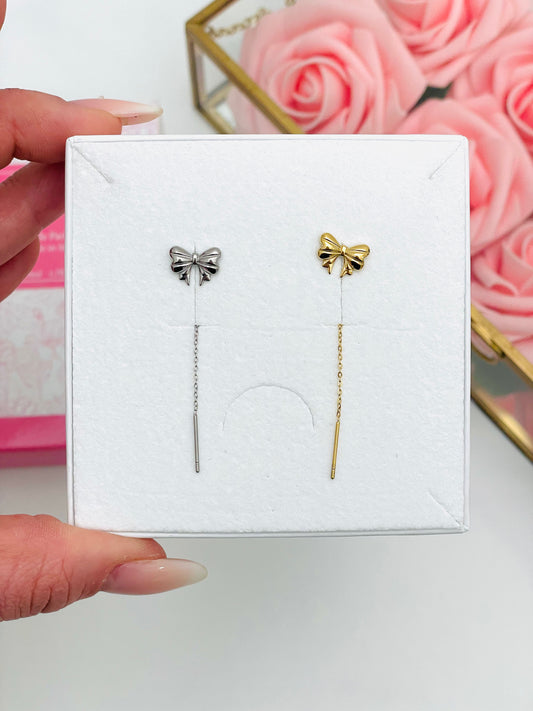 BOW SINGLE EARRING